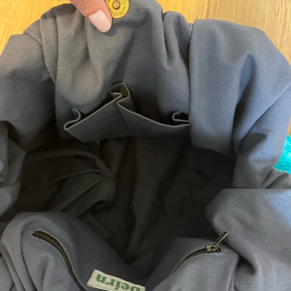 Beirn Teal Women's Snakeskin Hobo Bag - Picture 5 of 9